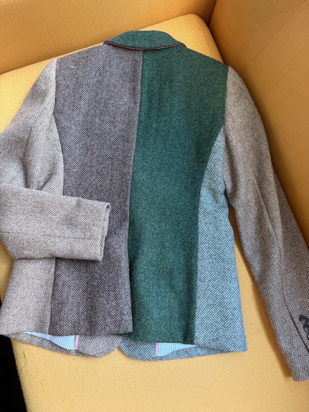 Brooks Brothers 100% wool patch work women’s blazer - Picture 2 of 3